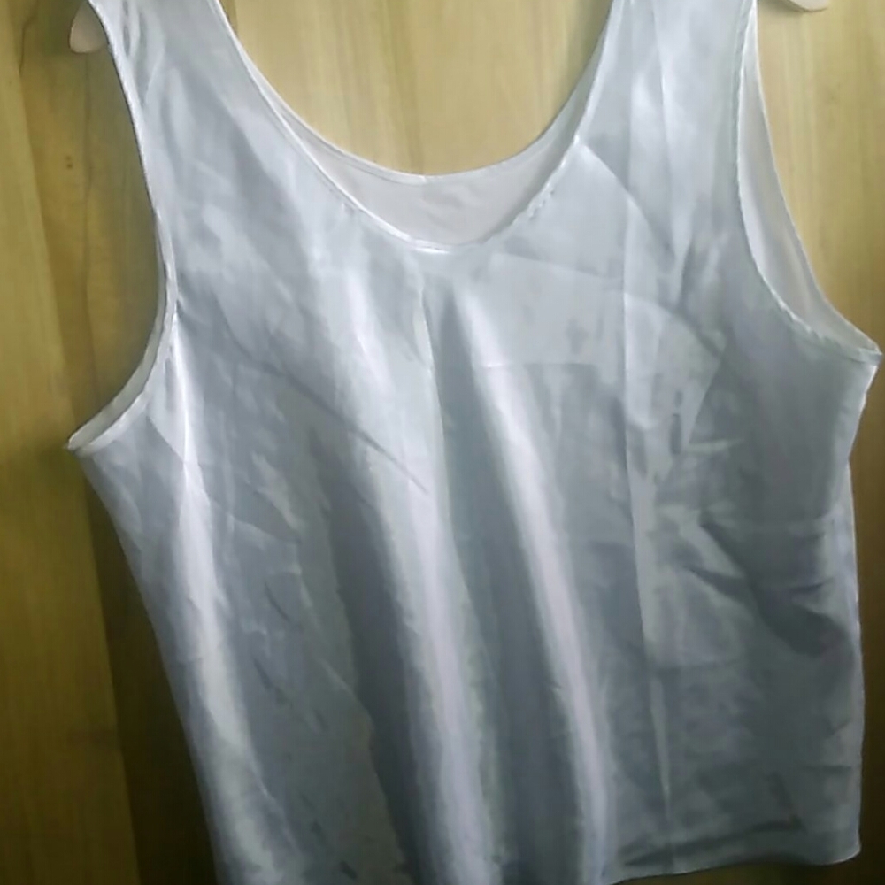 Silk blouse white